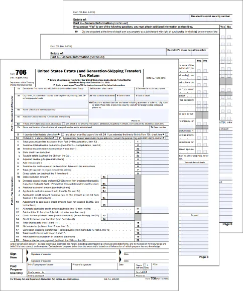 Estate Tax Forms